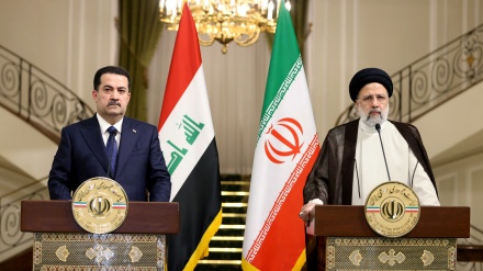 ईरान और इराक़ के बीच मज़बूत होती दोस्ती, राष्ट्रपति रईसी ने विदेशियों की उपस्थिति को क्षेत्र की अशांति का कारण बताया