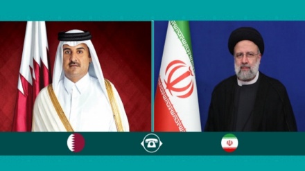 گفت و گوی تلفنی رئیس جمهوری اسلامی ایران و امیر قطر