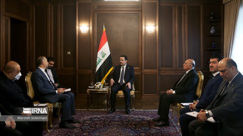 دیدار وزیر امورخارجه ایران با نخست وزیر عراق