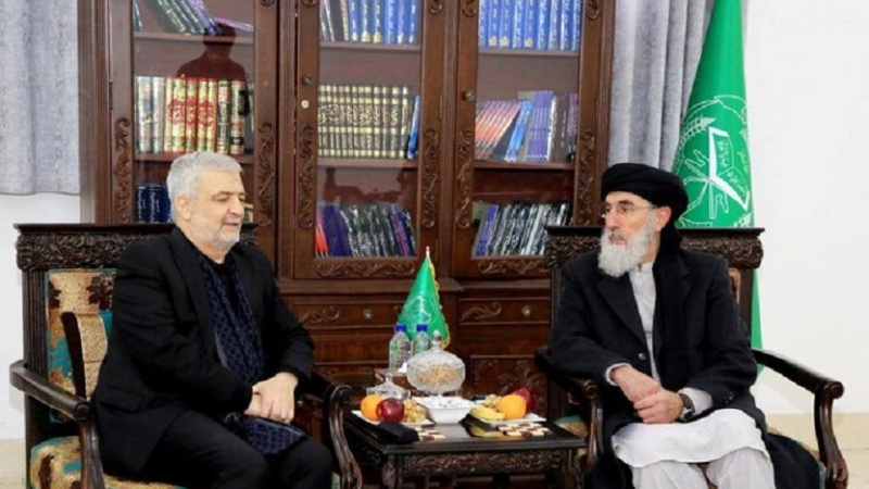 رایزنی سفیر جدید ایران در افغانستان با گلبدین حکمتیار در کابل