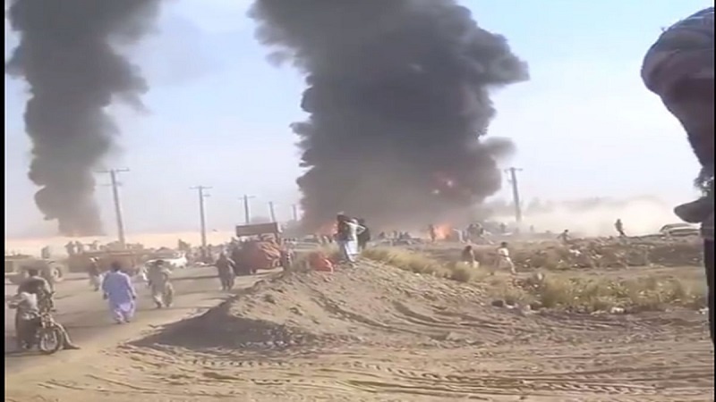 خسارت گسترده آتش‌سوزی در «ماککی» به مرزنشینان افغانستانی و ایرانی