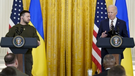 تاکید بایدن بر تداوم حمایت نظامی آمریکا از اوکراین