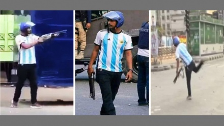 আর্জেন্টিনার জার্সি পরা সেই ব্যক্তি ছাত্রলীগ কর্মী নন, আনসার সদস্য: পুলিশ