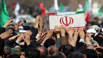 برگزاری مراسم تشییع پیکر مطهر شهدای گمنام در مشهد 