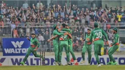 ভারতের বিপক্ষে শ্বাসরুদ্ধকর ম্যাচ জিতে সিরিজ নিশ্চিত করল বাংলাদেশ