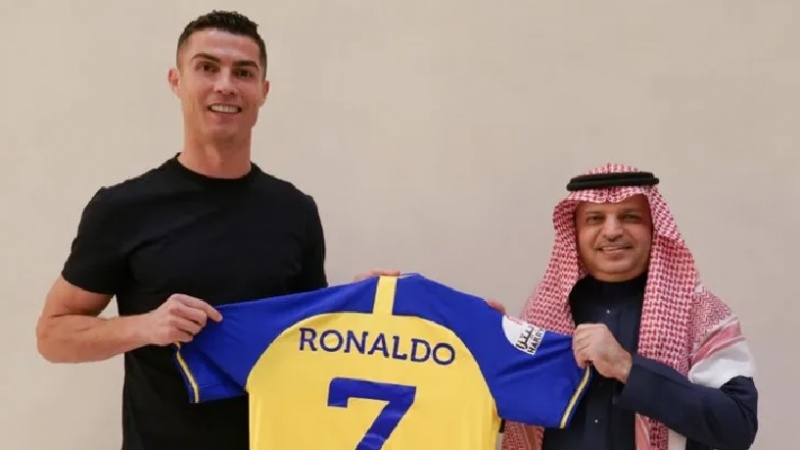 רונאלדו חתם בקבוצת הכדורגל אל-נאסר הסעודית