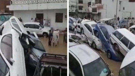 Banjir di Kota Suci Mekah, Mobil-Mobil Hanyut