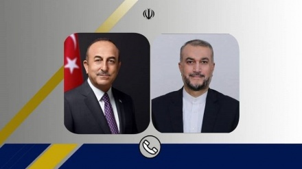 İron iyən Tırkiyə xarıci vəziron telefoni votımon