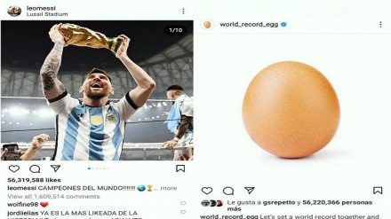  مسی رکورد تخم مرغ را شکست