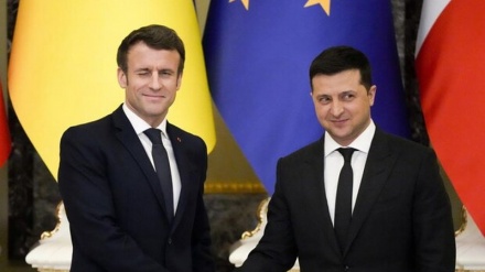 马克龙承诺泽连斯基