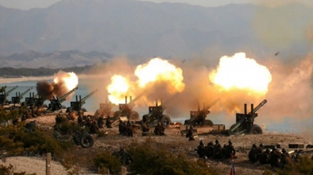 韩国声称朝鲜向东西部海域发射130枚炮弹