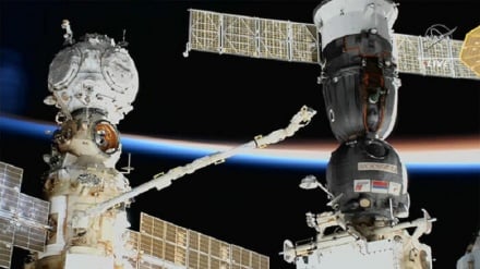 Perdita di liquido su Soyuz attraccata alla Stazione Spaziale