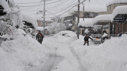 日本で24時間に1m超の降雪を観測