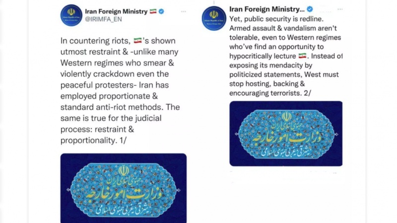 伊朗外交部对欧洲部分国家和官员干涉主义推文做出回应