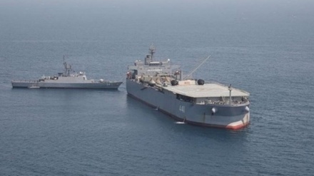 הקבוצה מס' 89 של הצי האיראני, יוצאת למים הבינלאומיים