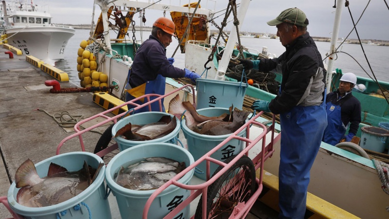 北方領土での日本の漁業者