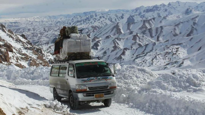 یخبندان در افغانستان و بسته شدن راه های مواصلاتی
