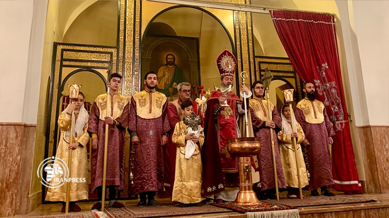 Iranian Christians celebrate New Year in Virgin Mary Church