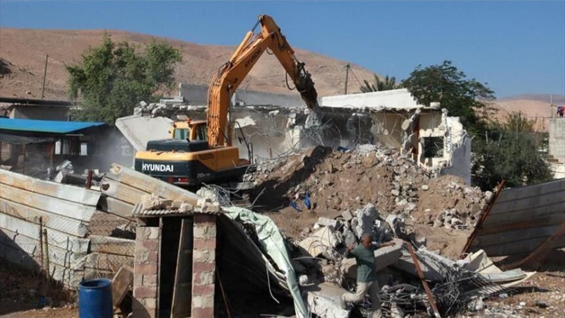 Extremistischer Minister des zionistischen Regimes ordnet Abriss von 14 Häusern in Al-Quds an