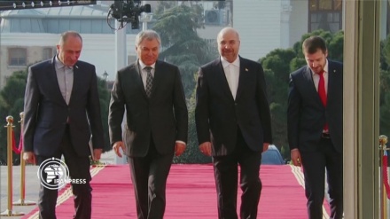 Rusya Devlet Duması Başkanı Volodin Tahran'da