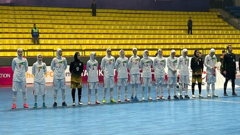 پیروزی پرگل زنان فوتسالیست ایران در مسابقات آسیای مرکزی