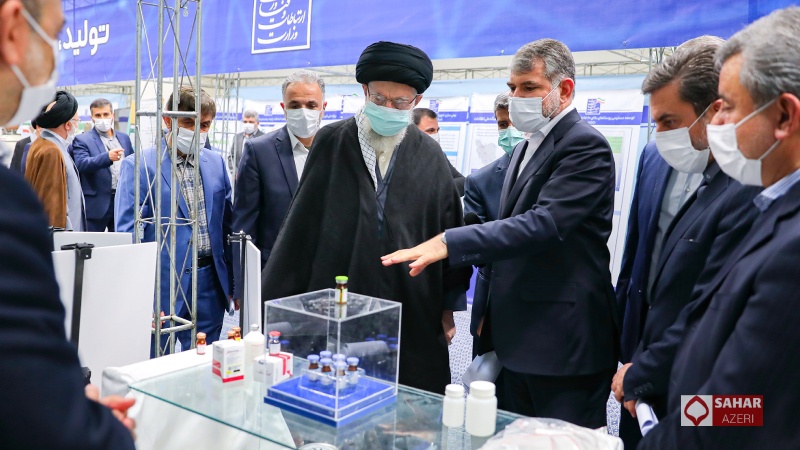 İslam İnkılabı Rehberi  İran Sanayi Fuarı'nı ziyaret etti