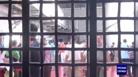 Жители Газы проводят акцию солидарности с палестинскими заключенными