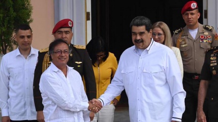 Le président colombien au Venezuela 
