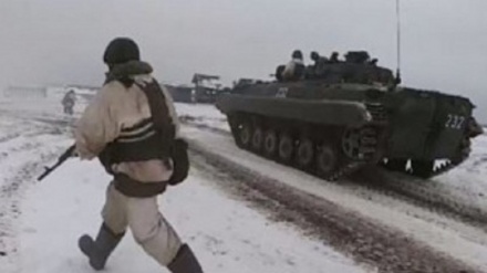 Le forze di terra dell'esercito russo si esercitano in Armenia 