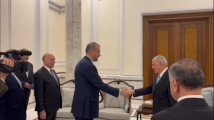 ईरान के विदेश मंत्री का महत्वपूर्ण इराक़ दौरा, राष्ट्रपति से हुई अहम मुलाक़ात