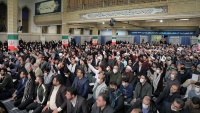 イラン・イスラム革命最高指導者のハーメネイー師と北西部タブリーズの人々数千人の会談