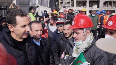 Bashar Asad viziton popullatën e goditur nga tërmeti në Alepo