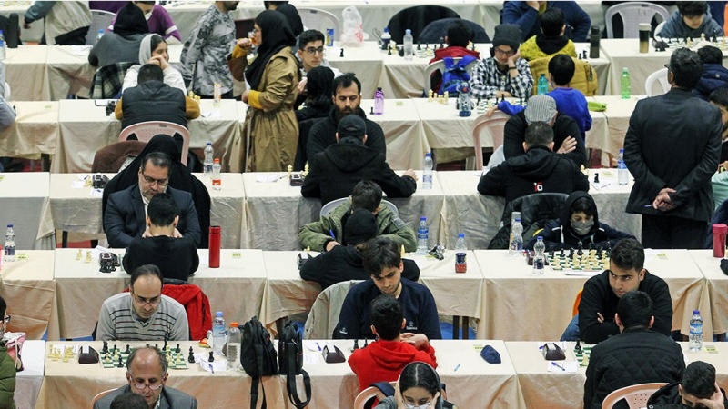 رقابت نزدیک شطرنج بازان ایرانی و هندی درمسابقات بین‌المللی جام رشت
