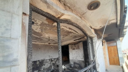خسارات گسترده آتش ‌سوزی در ساختمان دو رسانه محلی در مزارشریف