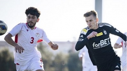 تساوی بازی تیم ملی فوتبال جوانان تاجیکستان مقابل تیم لهستانی