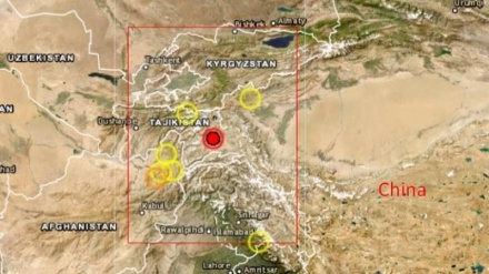 زمین لرزه های مداوم صبح امروز تاجیکستان را لرزاند