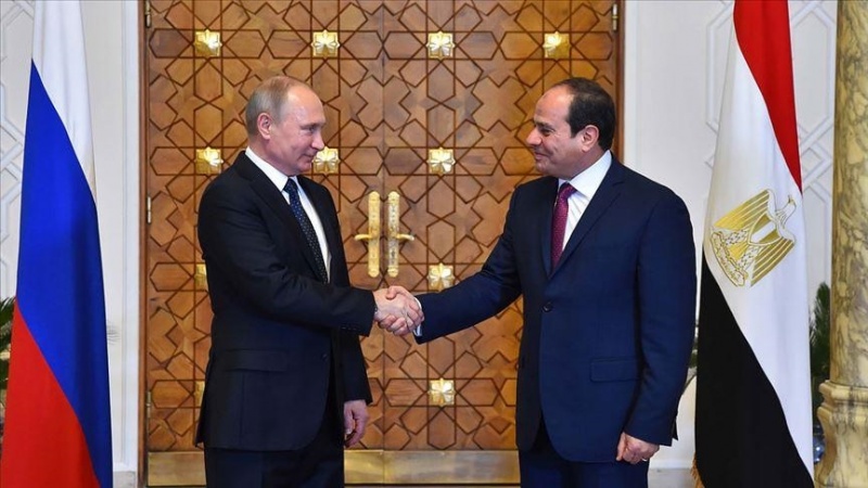 ロシアのプーチン大統領とエジプトのシシ大統領
