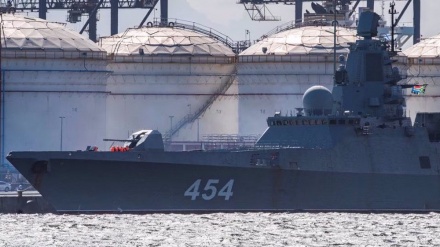 L'«Admiral Gorshkov» accoste au large des côtes de l'Afrique du Sud