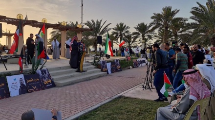 Massive rally held in Kuwait in solidarity with Palestinians, condemnation of Israeli violence