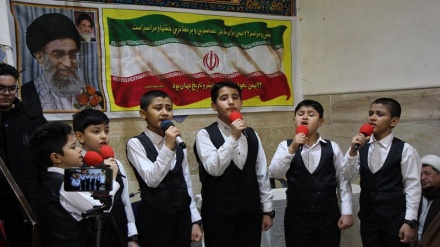 برگزاری مراسم جشن پیروزی انقلاب اسلامی ایران از سوی مهاجرین افغانستانی در قم