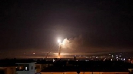 Сионистик режим  Дамашққа ракета ҳужумлари уюштирди(видео)