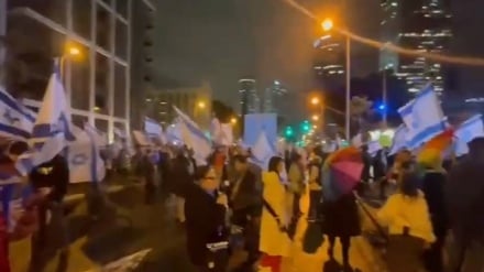 د نیواکي فلسطین خلکو د نتانیاهو پرضد مظاهرې وکړې