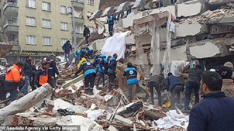 وقوع زلزله پنج و سه دهم ریشتری در ترکیه 