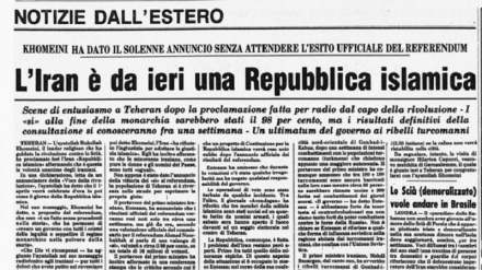 La vittoria della Rivoluzione Islamica 79' e la stampa italiana all’epoca