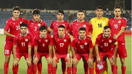بازی دوستانه تیم های ملی فوتبال جوانان تاجیکستان و سوریه