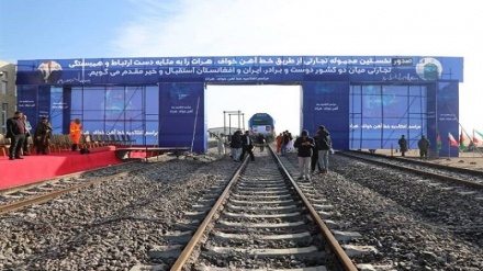 خط آهن خواف-هرات به زودی آماده انتقال اموال تجاری خواهد شد