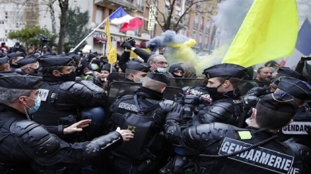 محکوم کردن استفاده از خشونت علیه معترضان فرانسوی در شورای اروپا