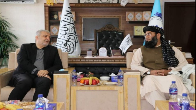 دیدار سفیر ایران در افغانستان با سرپرست وزارت امر به معروف و نهی از منکر طالبان