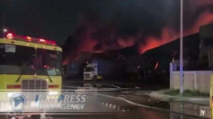 Një zjarr i madh shpërthen në qytetin industrial Al-Damam të Arabisë Saudit