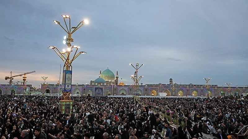 Pidato Rahbar menyambut Tahun Baru 1402 HS di Mashhad.